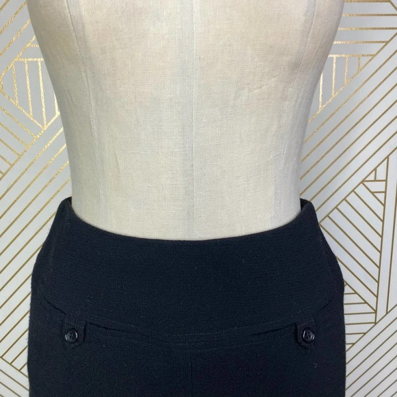 Gerard Darel 100% Wool Classic‎ Black Pencil Skirt Size 36 / US 4 - Picture 2 of 8
